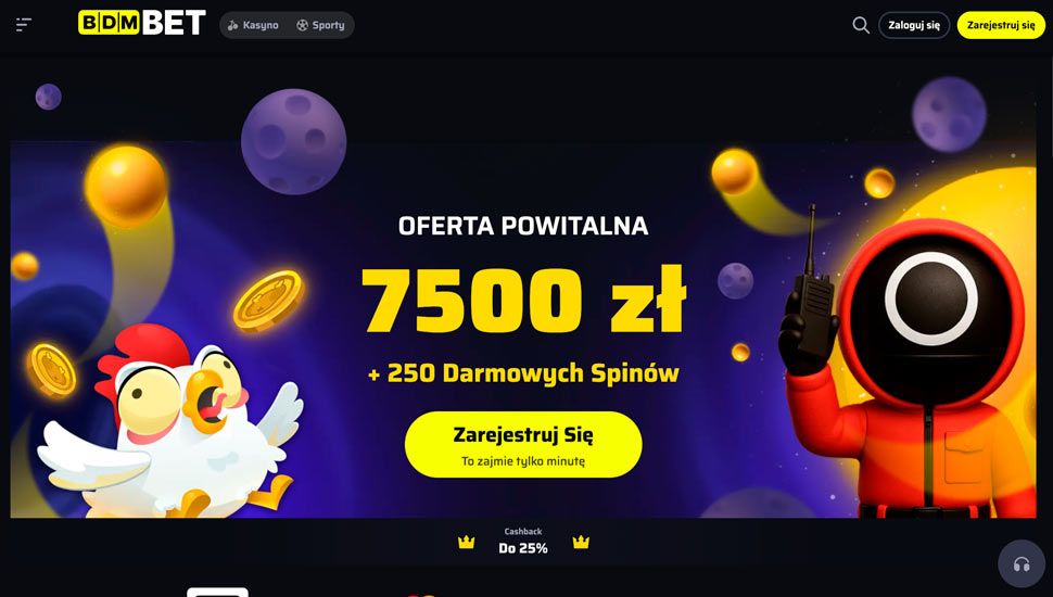 BDMbet casino Bonus powitalny
