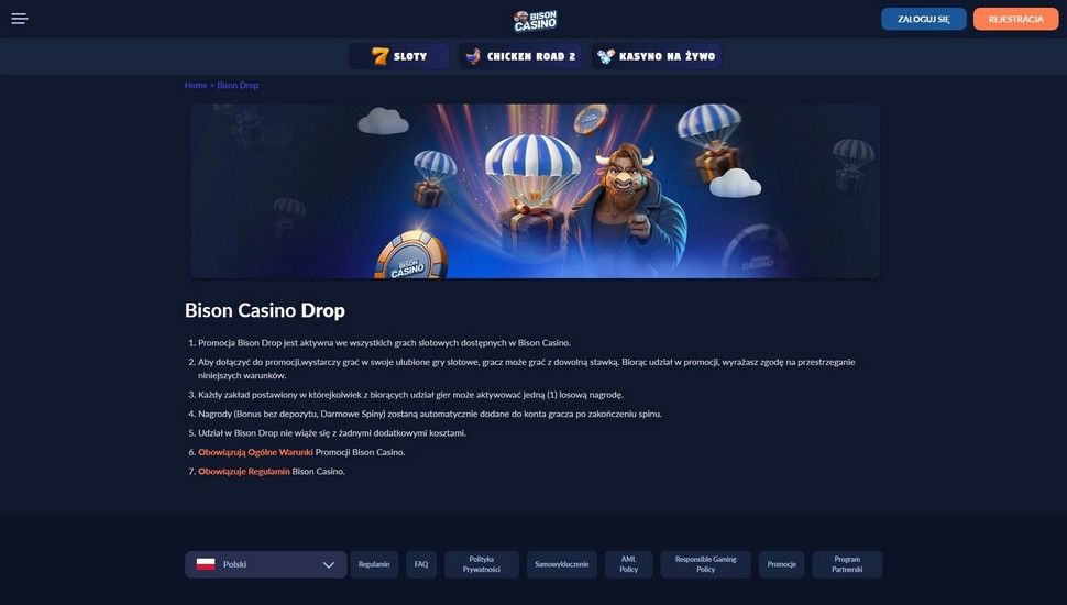 Bison casino Bison Bonus Drop