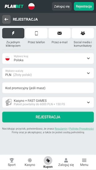 Nowe Konto
