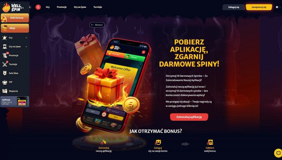 Hellspin Bonus mobilny