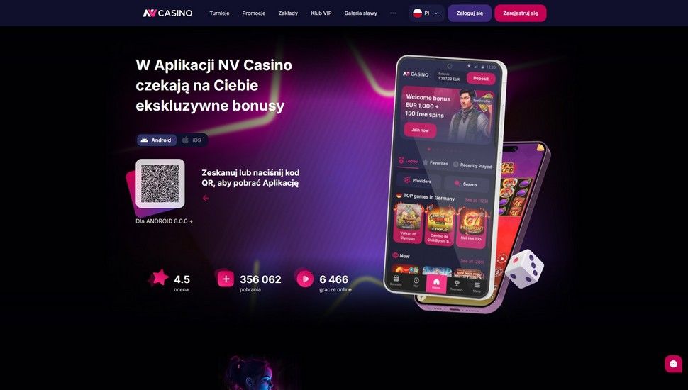 NV Casino Bonus bez depozytu