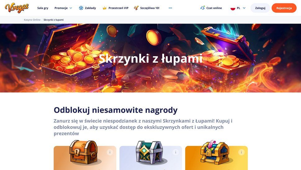 V.Vegas Skrzynki z łupami