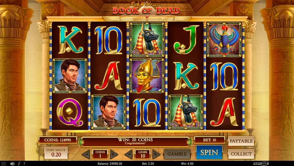 Rich Wilde and the Book of Dead slot