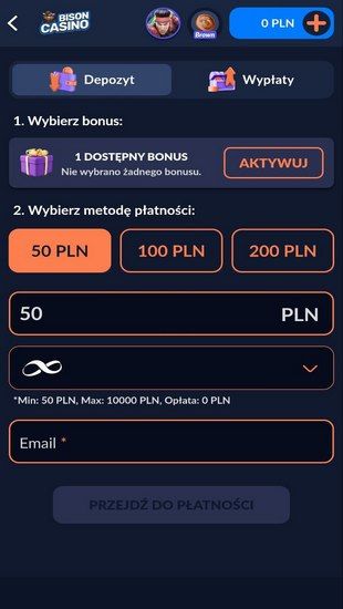 Kasyno z minimalnym depozytem 5