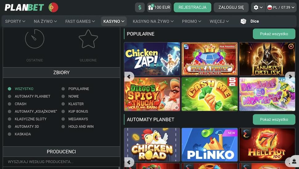 Planbet Casino