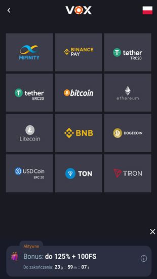 Aktywuj bonus powitalny