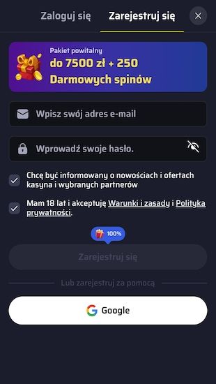 Tworzenie Konta