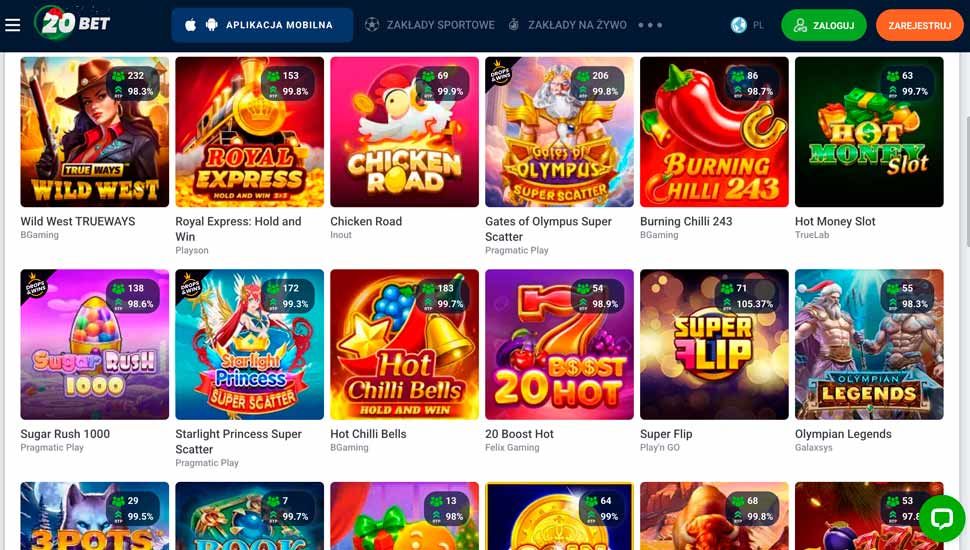 20bet kasyno automaty
