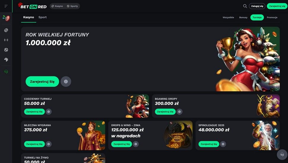 BetOnRed kasyno turnieje