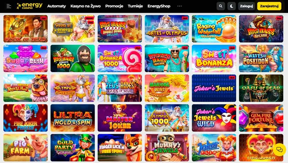 Aytomaty Energy Casino