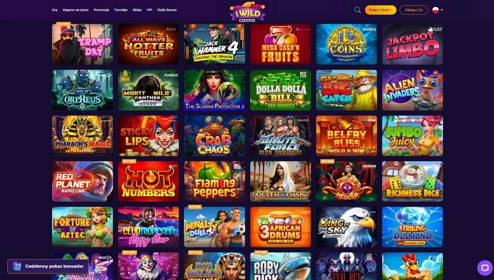 iWild casino automaty