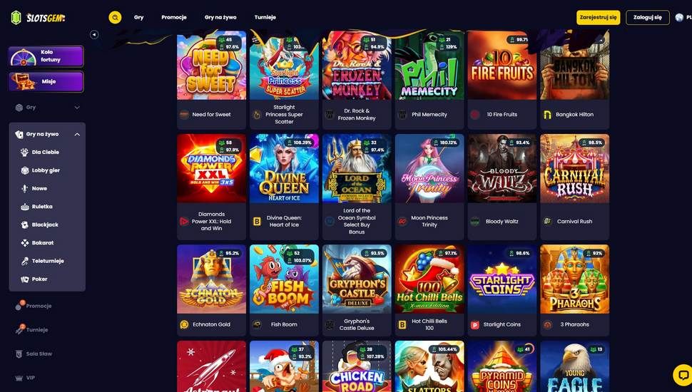 Slotsgem casino gry