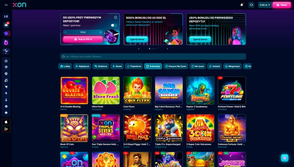Xon.bet sloty