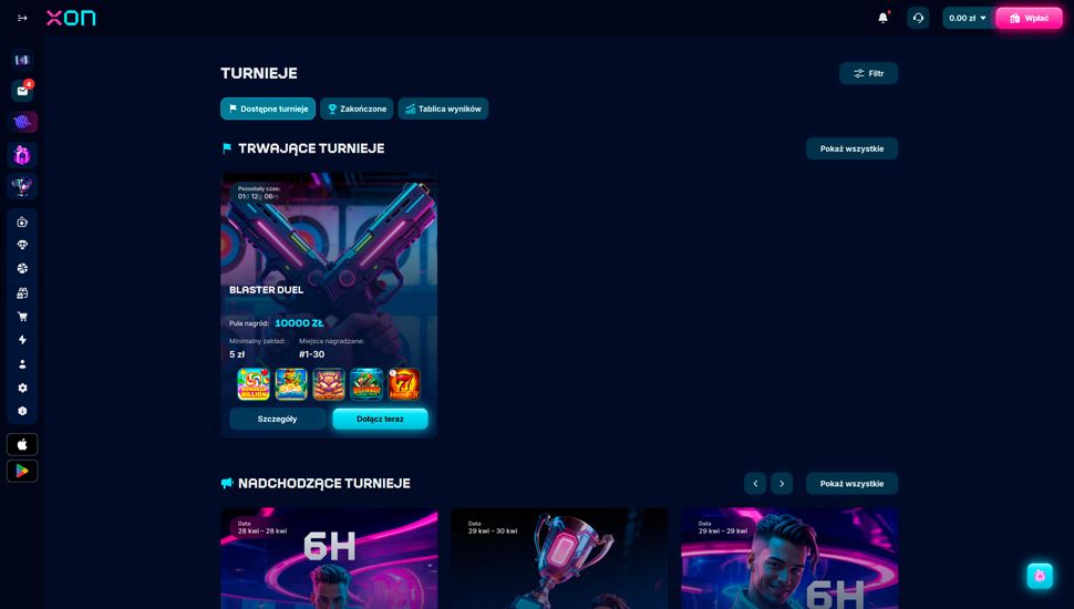 Xon.bet turnieje