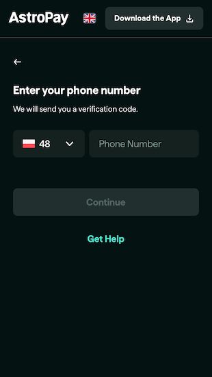 Astropay Create Account