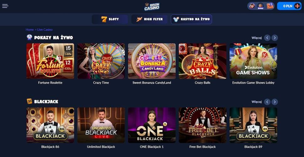 Bison casino