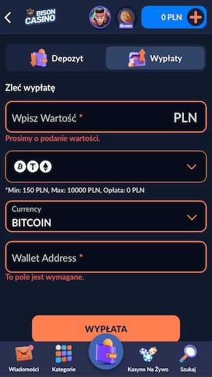 sprawdz dostepne opcje