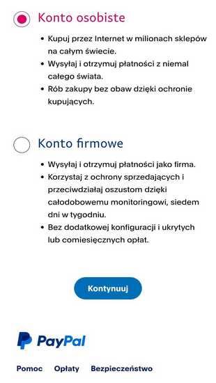 Jak założyć konto PayPal - 2