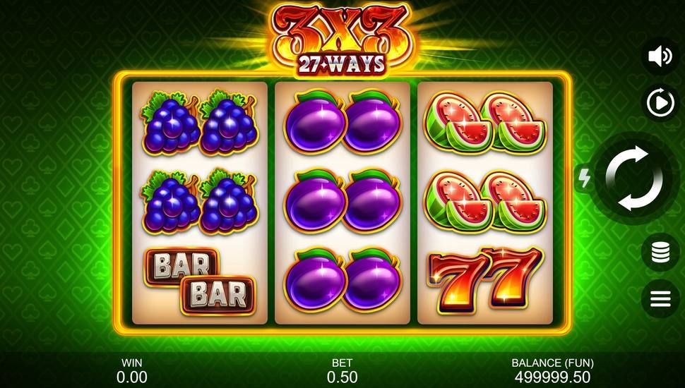 3x3 27 Ways slot gameplay