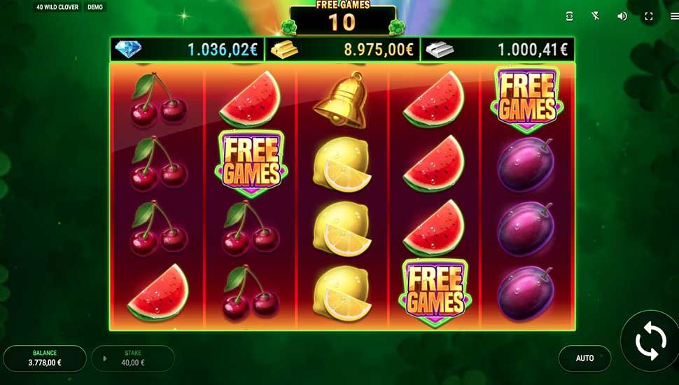 40 Wild Clover darmowe obroty