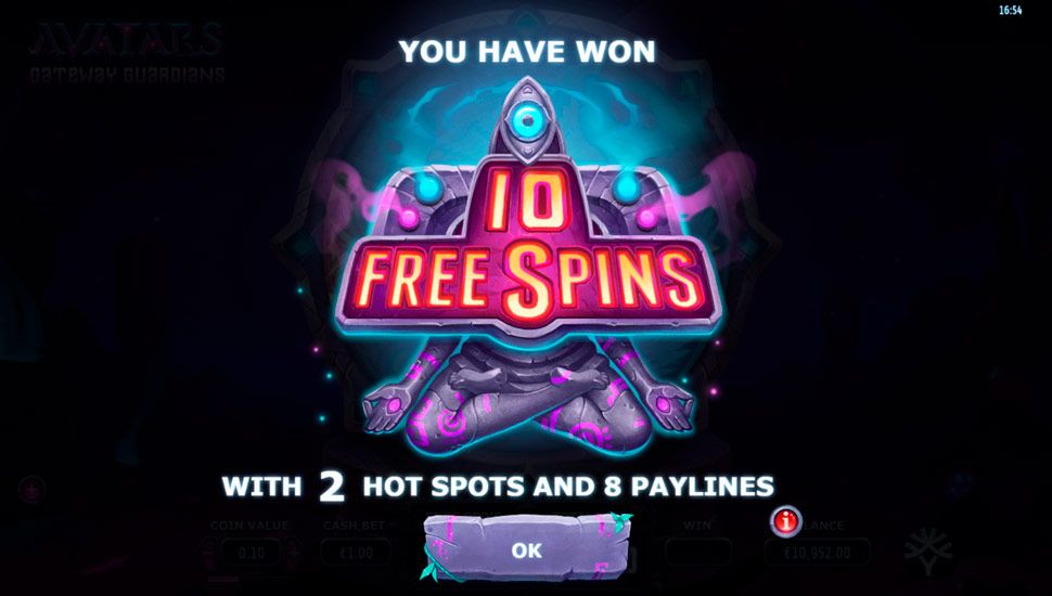 Avatars Gateway Guardians slot Bonusowe