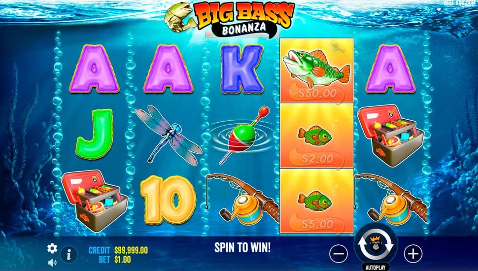 Big Bass Bonanza slot Rozgrywka