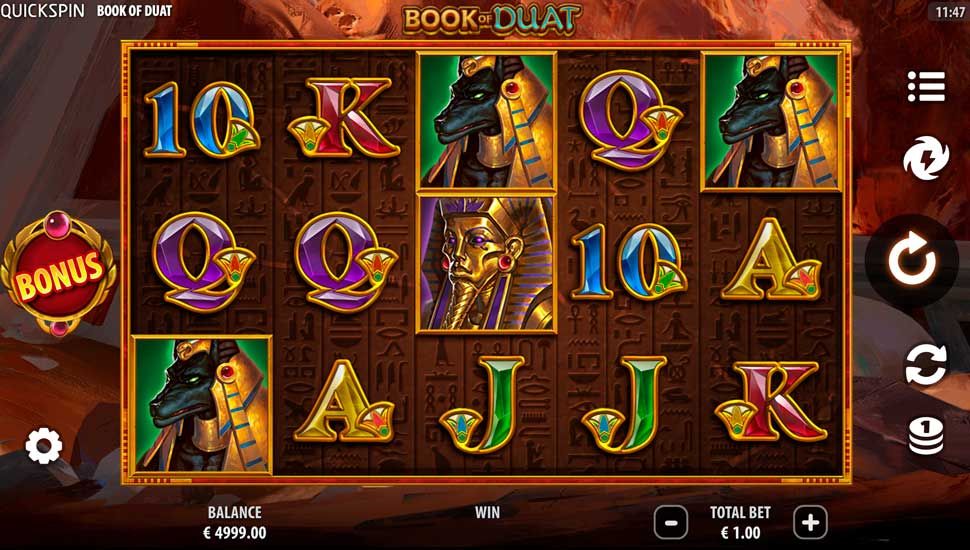 book of duat slot rozgrywka