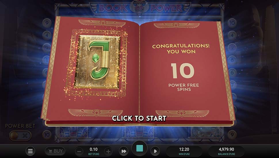 Book Of Power Slot Bonusowe