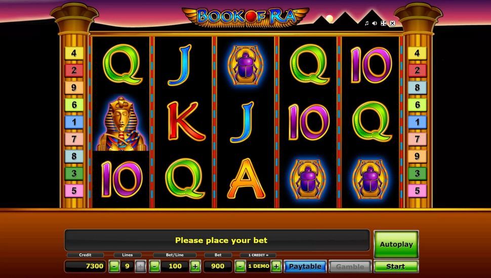 Book of Ra slot Rozgrywka