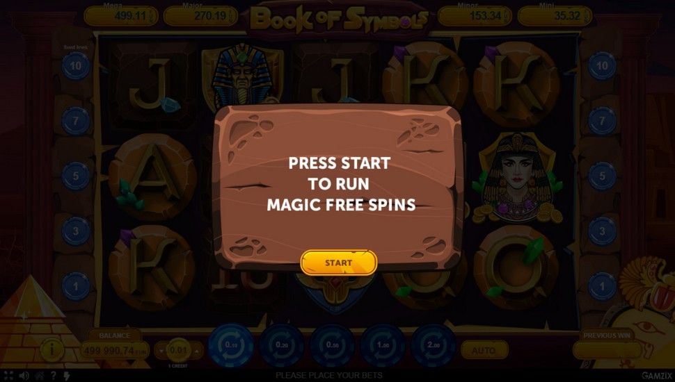 Book of Symbols slot bonus