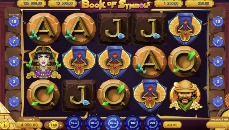 Book of Symbols slot gameplay