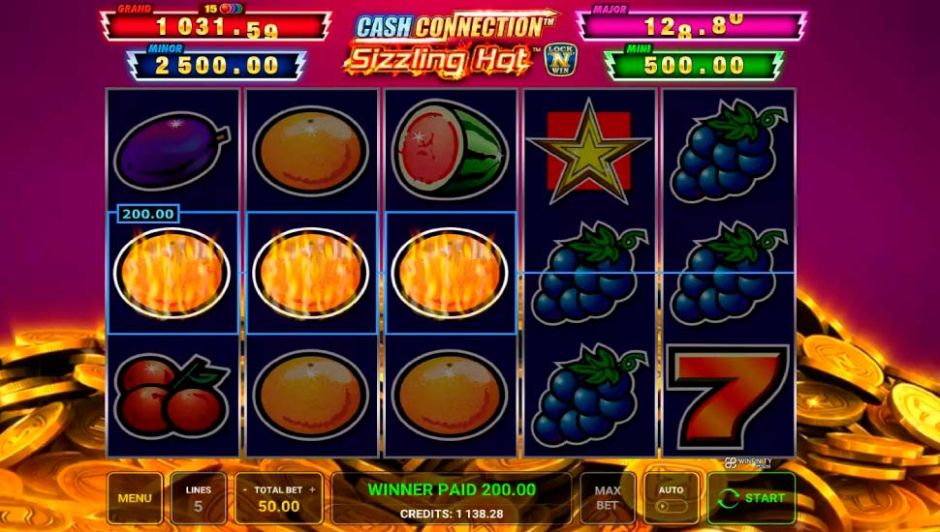 Cash Connection – Sizzling Hot slot Rozgrywka