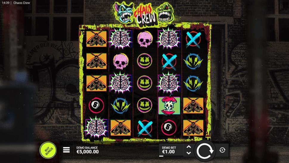 Chaos Crew slot gameplay