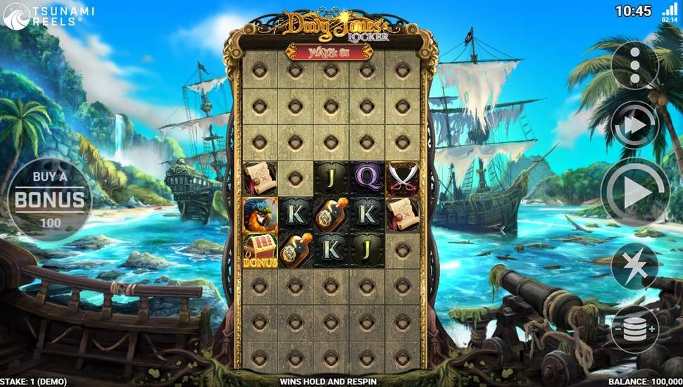 Davy Jones Locker With Tsunami Reels Rozgrywka