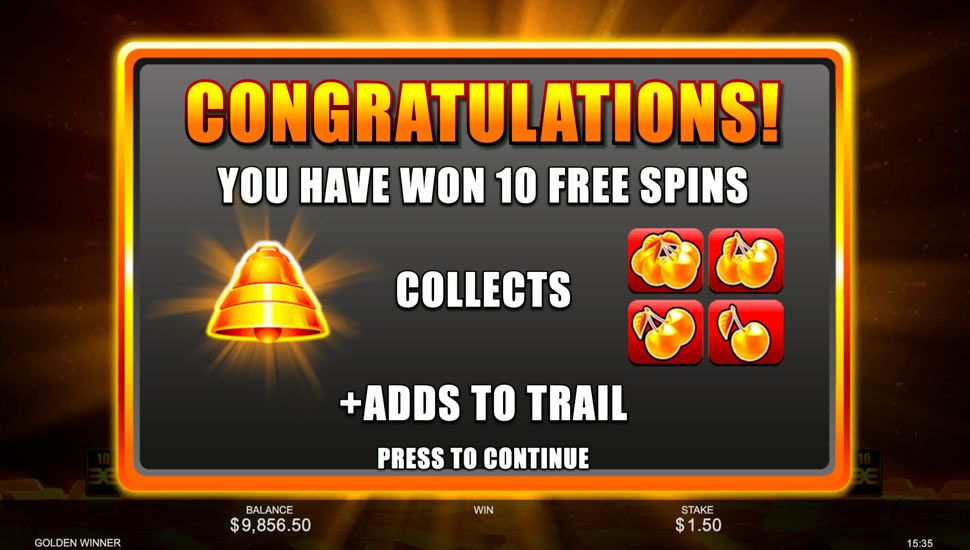 Golden Winner slot Bonusowe