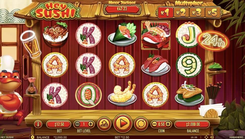 Hey Sushi slot Rozgrywka
