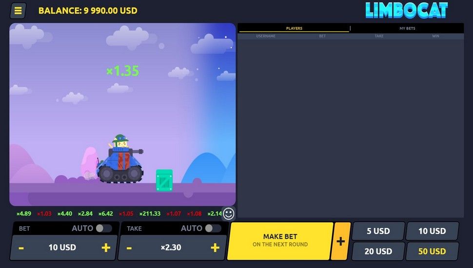 Limbo Cat slot Rozgrywka