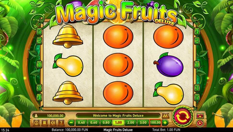 Magic Fruits Deluxe slot Rozgrywka