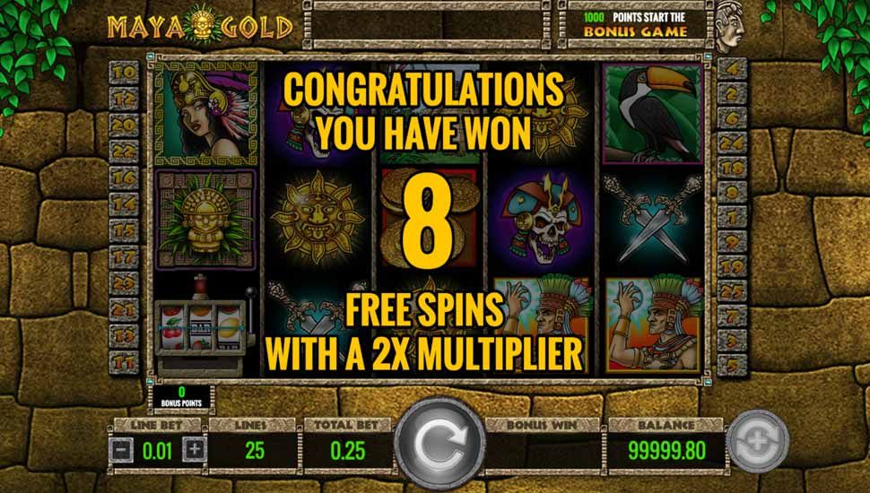 Maya Gold darmowe spiny