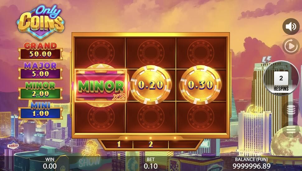 Only Coins slot bonus