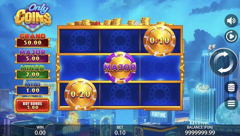 Only Coins slot gameplay