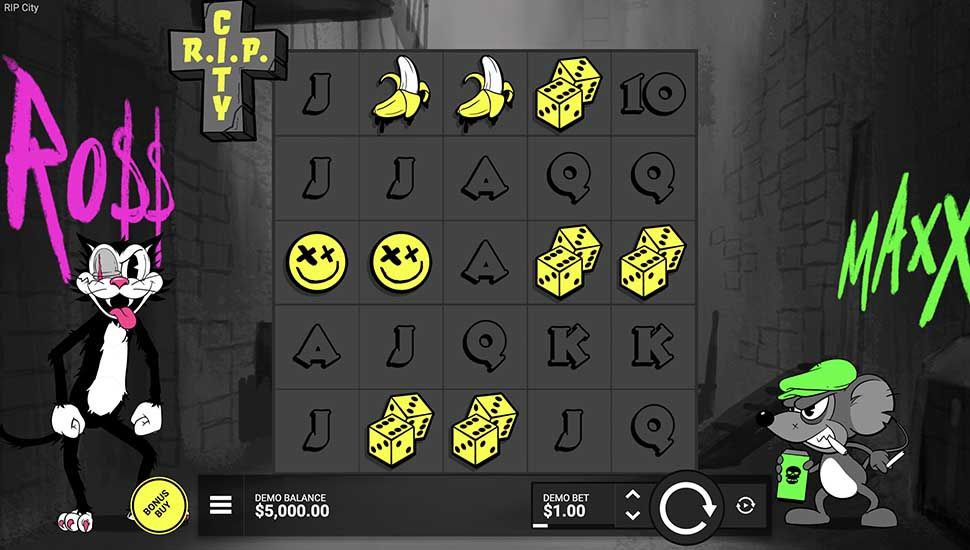 RIP City slot gameplay