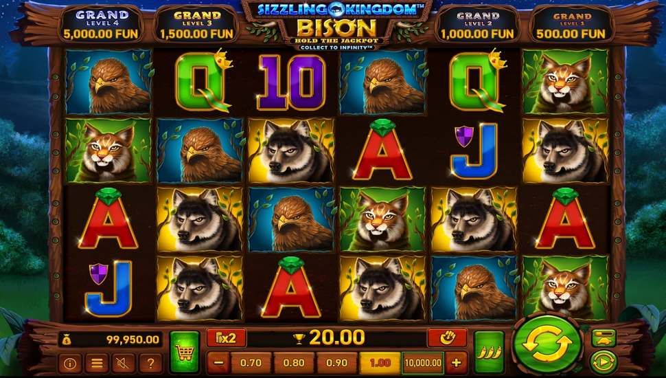 Sizzling Kingdom Bison rozgrywka