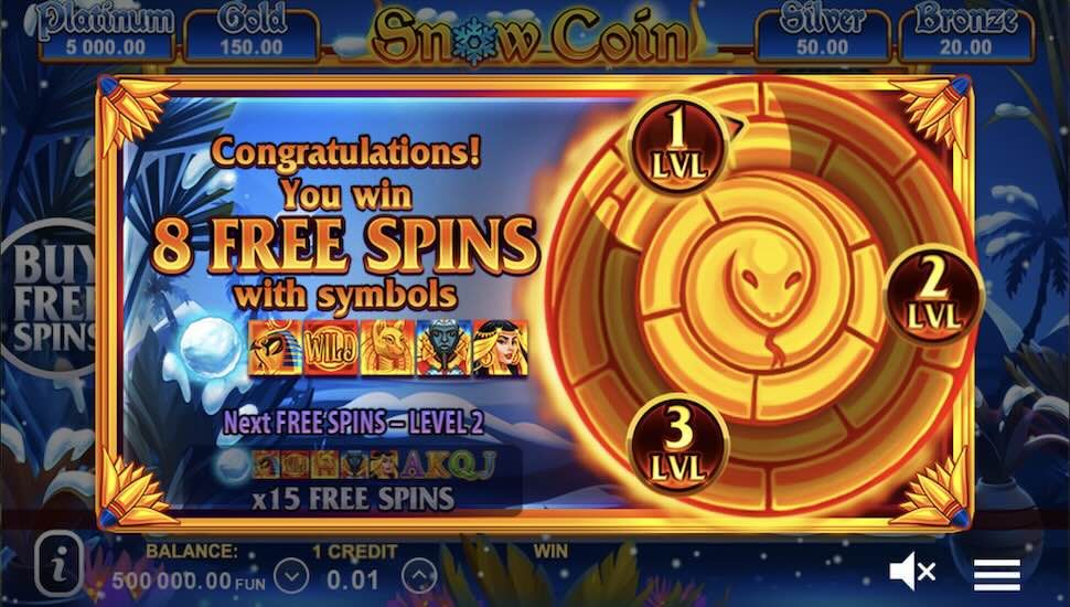 Snow Coin Hold the Spin slots Bonusowe