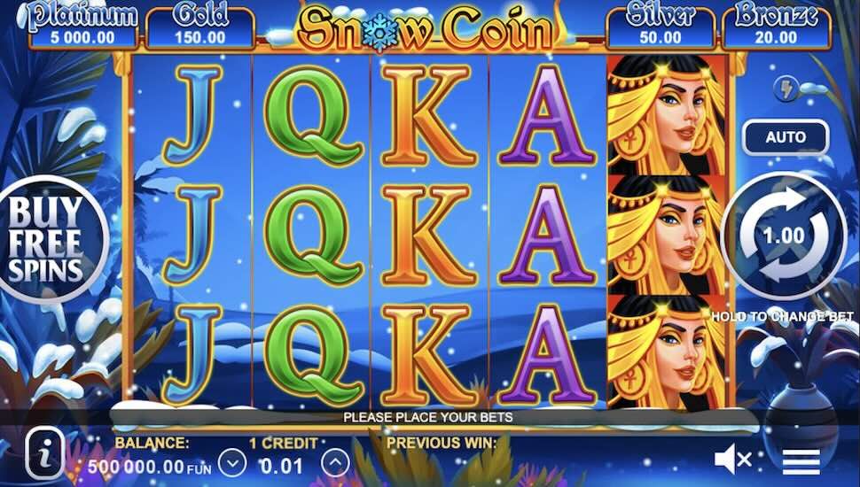 Snow Coin Hols the Spin slots Rozgrywka