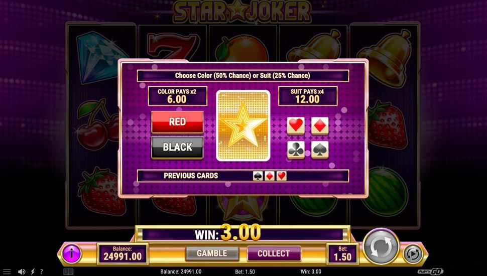 star joker slot bonus
