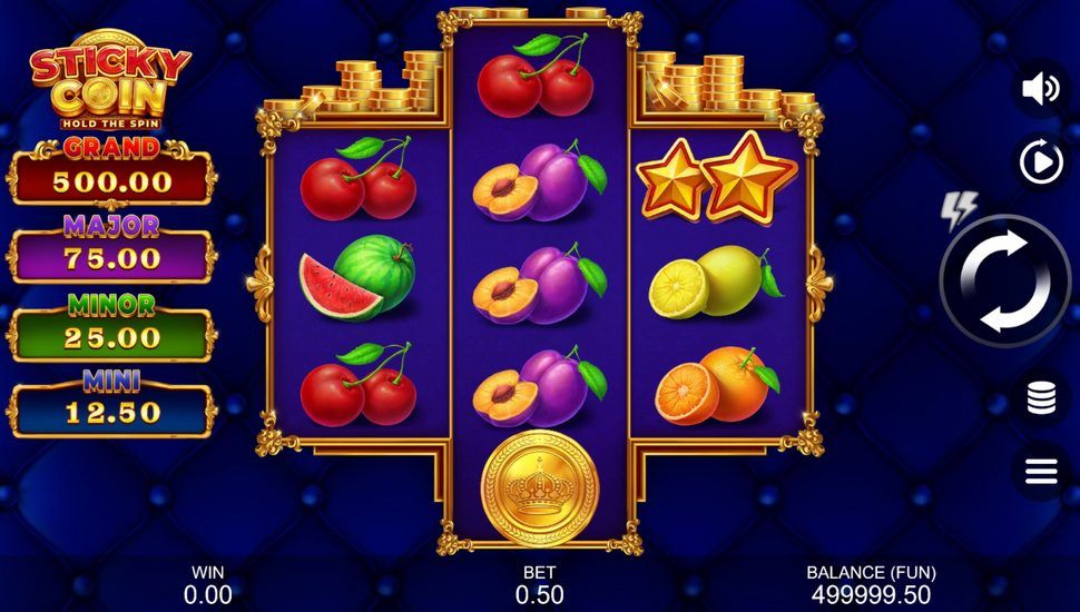Sticky Coin Hold the Spin slots Rozgrywka