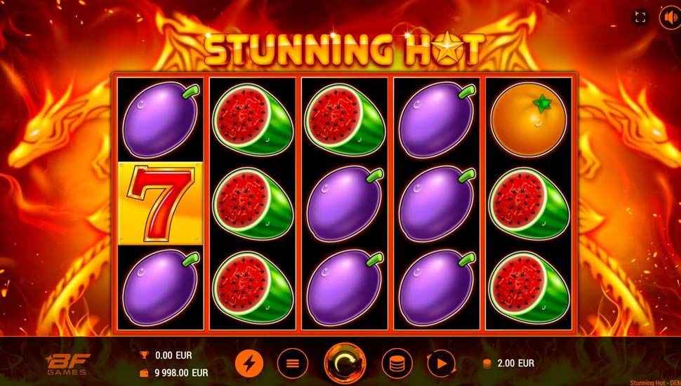 stunning hot slot rozgrywka