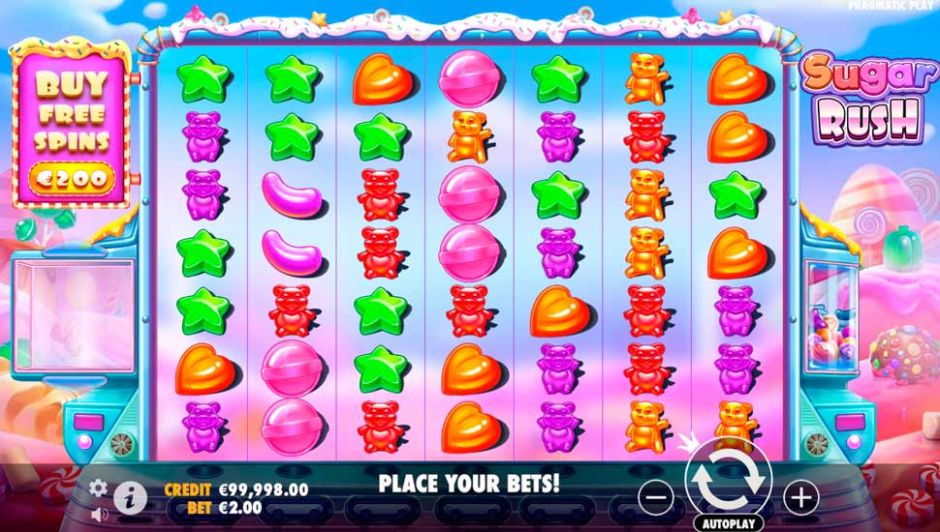 Sugar Rush slot Rozgrywka