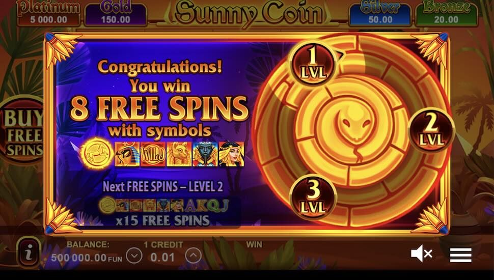 Sunny Coin Hold the Spin slots Bonusowe